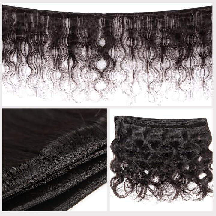 Body Wave Bundles Human Hair 100% Unprocessed Brazilian Virgin Hair Quick Weave - 图片 6