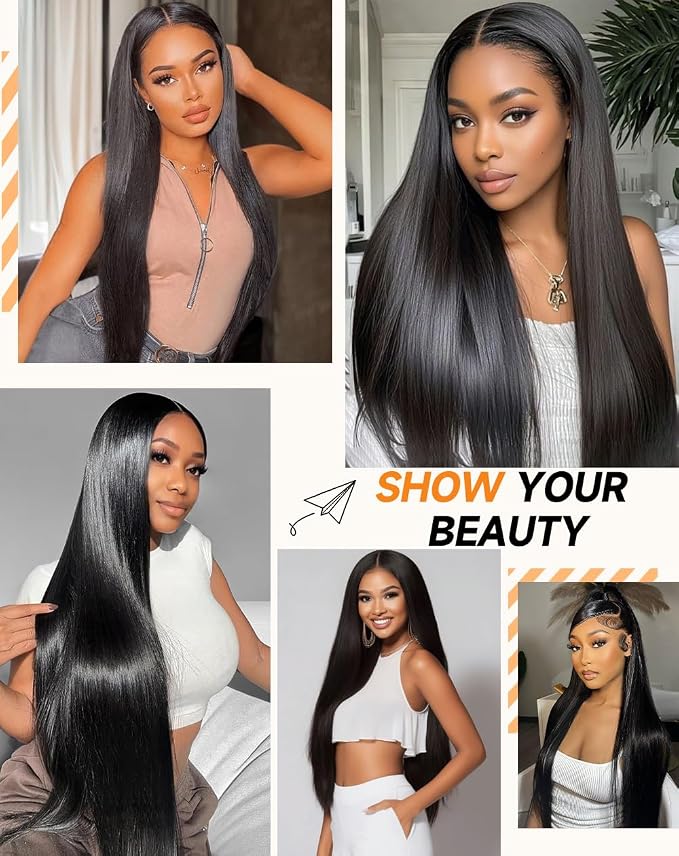 13x6 Lace Front Wigs Human Hair Straight Human Hair Wig - 图片 3