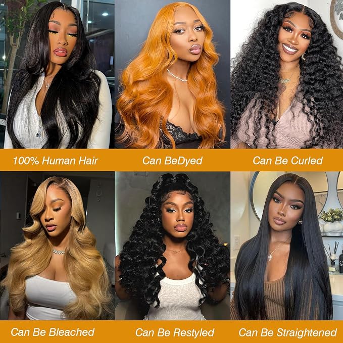 Body Wave Bundles Human Hair 100% Unprocessed Brazilian Virgin Hair Quick Weave - 图片 3